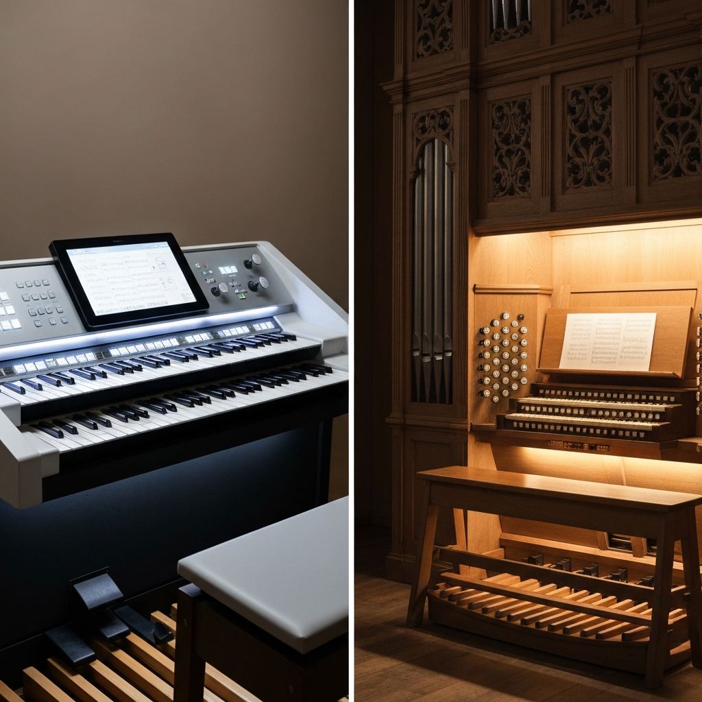 Órgão Digital vs. Órgão de Tubos: Qual a Melhor Escolha para sua Igreja?